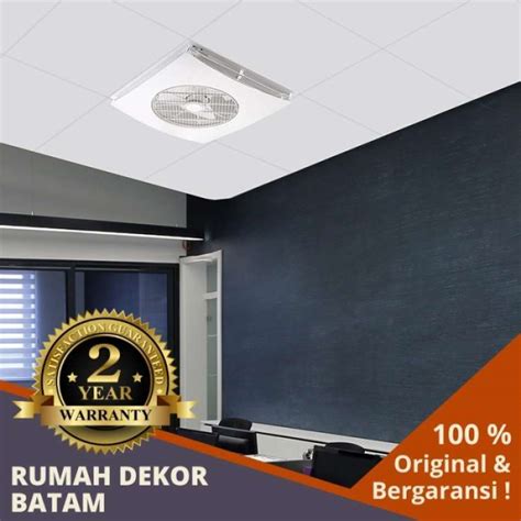 Promo MT Edma Panel 60x60 Kipas Angin Gantung Plafond Remote Control