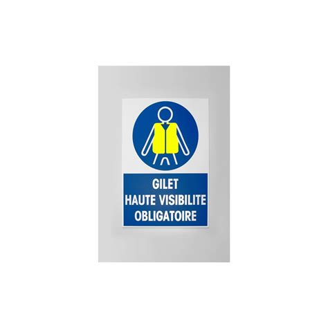 Panneau Gilet Jaune E Visibilit Obligatoire