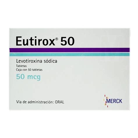 Eutirox 50 Mcg 50 Tabletas Walmart