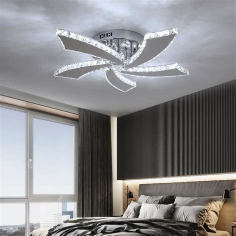 Le Plafond Moderne K Crystal Led Level Light Indoor Le Lustre De Luxe