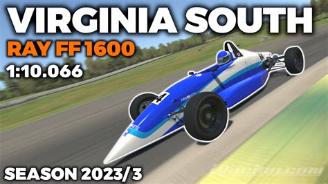 Iracing Virginia South Ray Ff Guide Lap Hot Lap Setup Blap