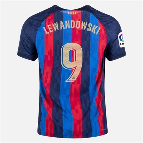 Maglia Calcio Poco Prezzo Lewandowski 9 FC Barcelona Prima 2022 22