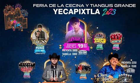 Feria De La Cecina Yecapixtla 2023 Precios De Boletos Artistas