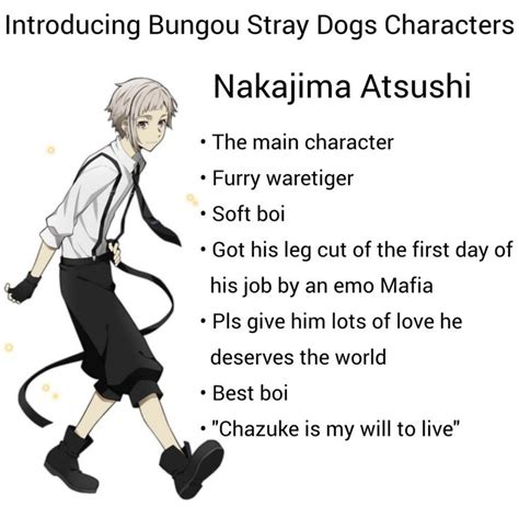 Meet the Characters of Bungou Stray Dogs