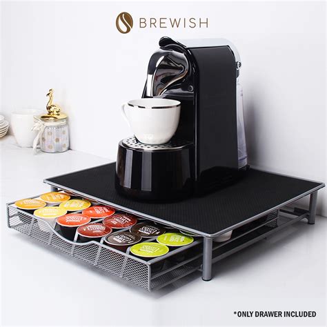 Brewish Barista 36 Capsules Coffee Pod Storage Rustless Alloy Holder Nescafe Dolce Gusto Capsule