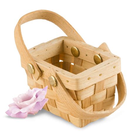 Miniature Woven Picnic Basket | My Wedding Favors