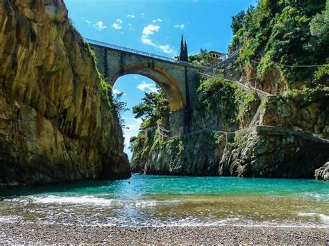 Furore – a Small Town Embedded in a Fiord, Italy