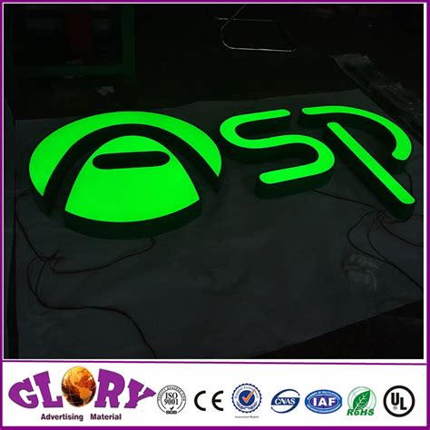 Outdoor New Led Frontlit Resin Letter Sign Epoxy Letter Signage China