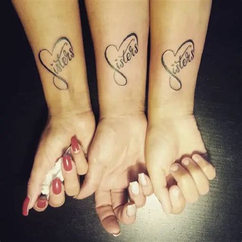 40 Inseparable Sisters Infinity Tattoo You Ll Love To See