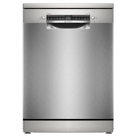 Bosch Sms6zci10g 60cm Series 6 Freestanding Dishwasher Silver