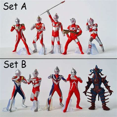 Jual Ultraman Ultra Man Zero King Max Ultraman Geed Mainan Figure Set