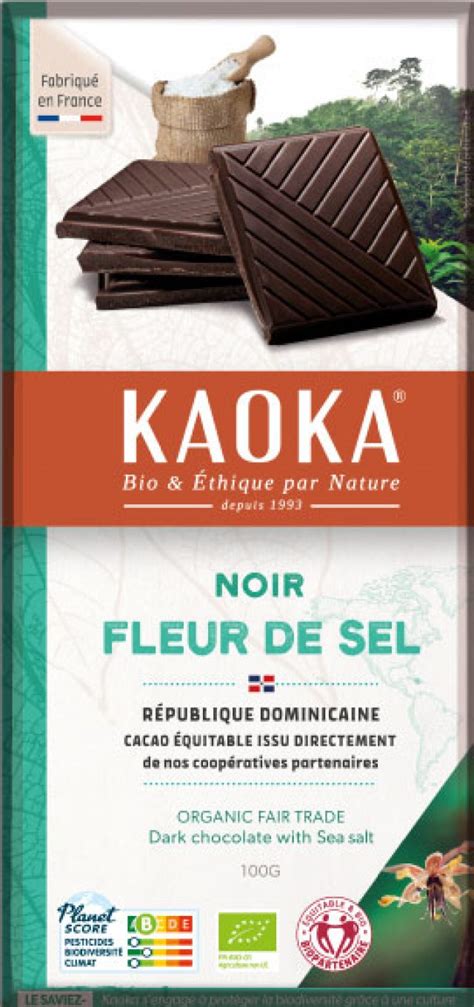 Kaoka Chocolat Bio Equitable Fran Ais