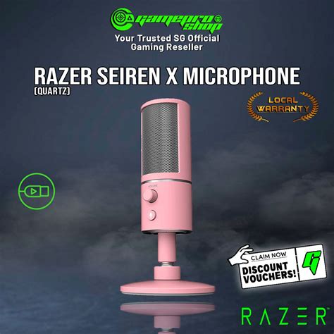Razer Seiren X Microphone For Streaming Quartz Edition - RZ19-02290300 ...