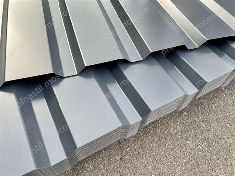 Профнастил С20 серый графит RAL 7024 - купить в Москве по низким ценам