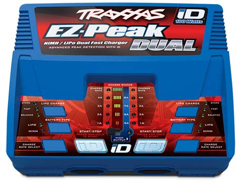 TRAXXAS EZ PEAK DUAL CHARGER WITH AUTO ID NEW Excell Hobby