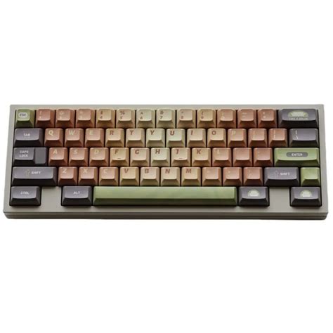 Gmk Dark Brown Kca Custom Keycap Set Gmk Keycaps