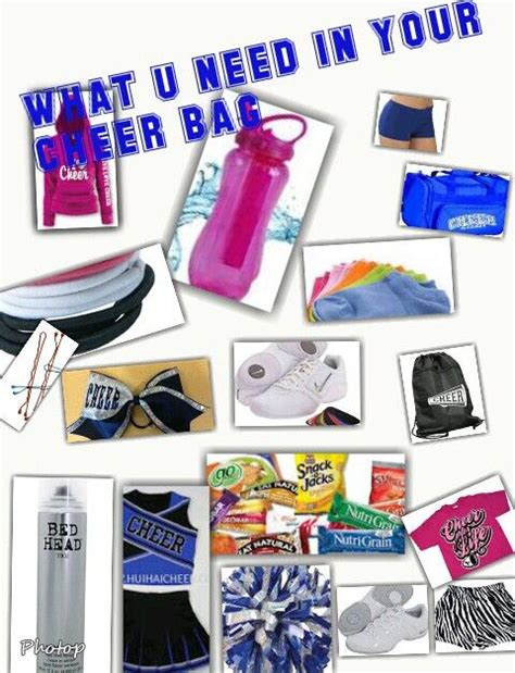 What You Need In Your Cheer Bag Cheer Bag Cheer Mom Competitive Cheer