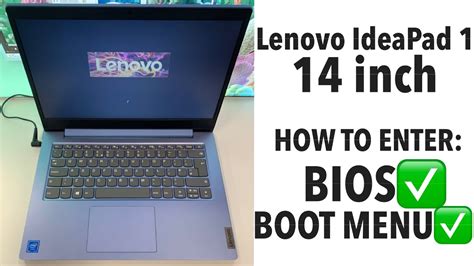 Lenovo Ideapad 1 14igl05 How To Enter Bios And Boot Menu Options