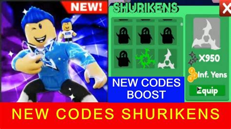 NEW CODES SHURIKEN AND NEW CODES BOOST SHURIKEN TAPPING ROBLOX 19