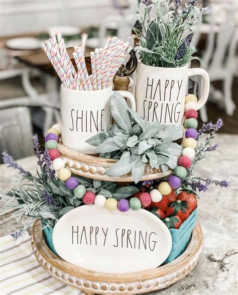 Inspiring Tiered Tray Style Ideas For Spring And Easter Montana