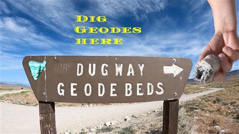 Where To Dig For Geodes The Dugway Geode Beds Utah Rockhounding