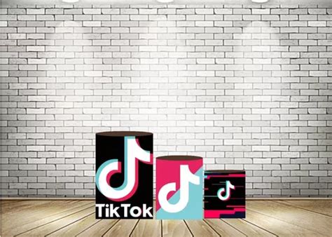 3 Capas De Cilindros Em Lona Tik Tok 1 68 1 50 1 20 3 Pçs