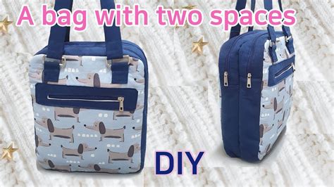 Diy Two Zippered Bagsmake A Bagtwo Zippered Bags Tutorial가방 만들기투지퍼 백 Youtube