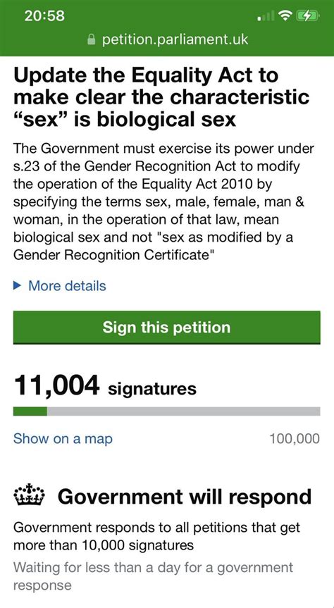 Sex Matters On Twitter 11 000 Https Petition Parliament Uk