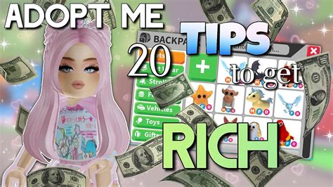 20 Tips To Get RICH In Adopt Me Bucks Inventory YouTube