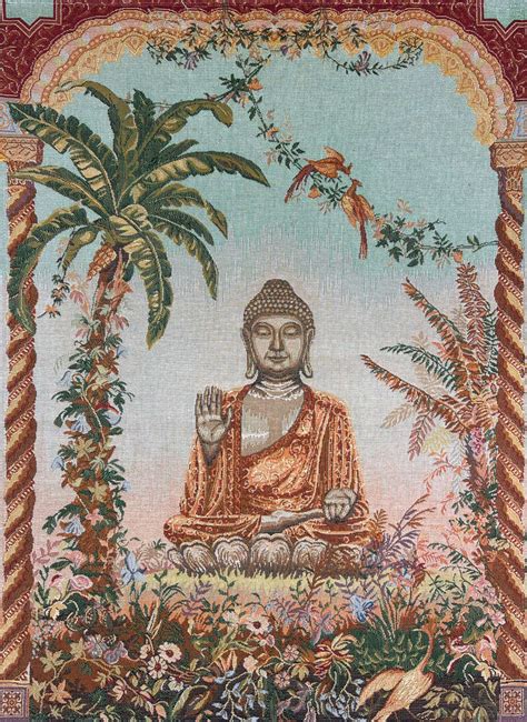 Buddha The Tapestry House Jacquard Woven Tapestries