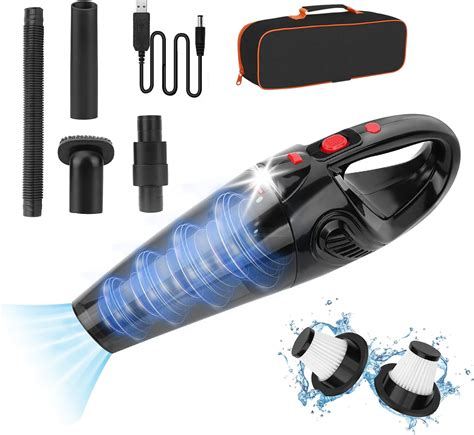 Uxwen Portable Handheld Vacuum Cleaner Car Hoovers Cordless 8000pa