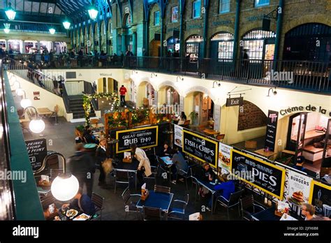 Restaurants And Cafes Inside Covent Garden Market London United