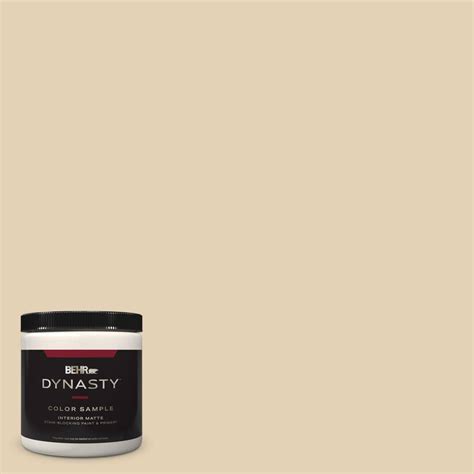 BEHR DYNASTY 8 Oz N290 3 Comfy Beige Matte Stain Blocking Interior