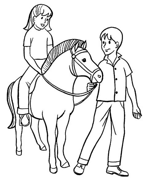 Desenho De Cavalo Para Criança