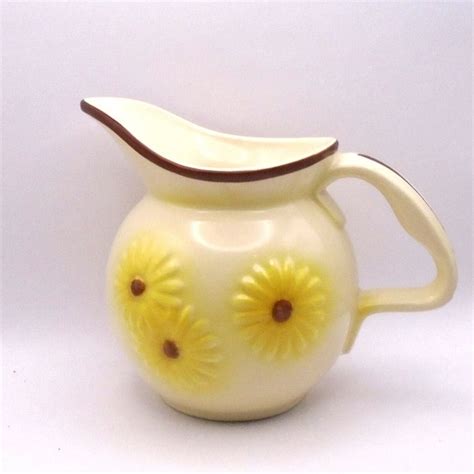 Sunflower Pitcher Etsy