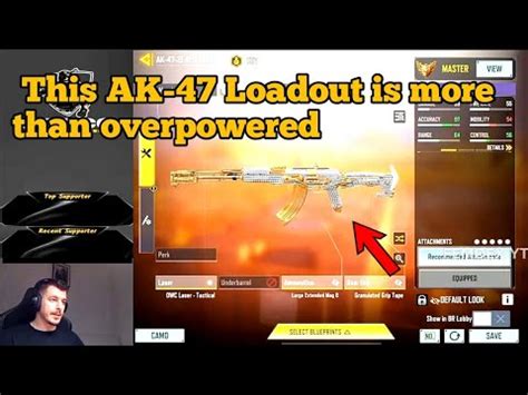 BEST AK 47 LOADOUT BUILD BY COD NARCO BEST AK 47 FROSTBRAND GUNSMITH