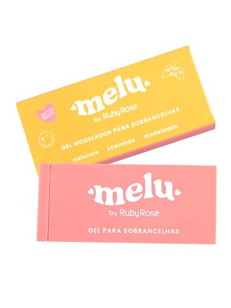 Gel Para Sobrancelhas Incolor Modelador Brow Up Escovinha Melu Em