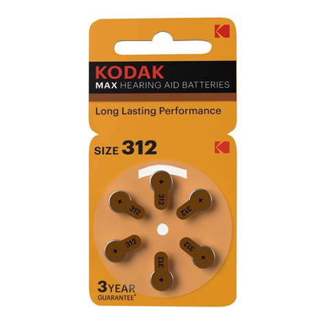 Buy Kodak Hearing Aid Battery 312 in UK - Kodak Batteries