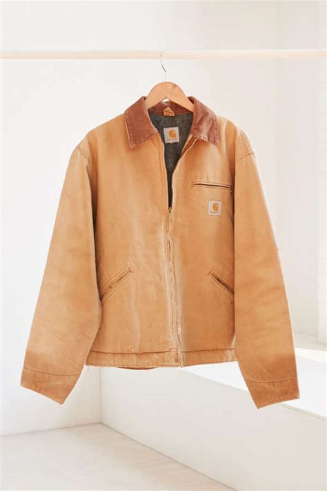 Vintage Carhartt Tan Corduroy Collar Jacket Urban Outfitters