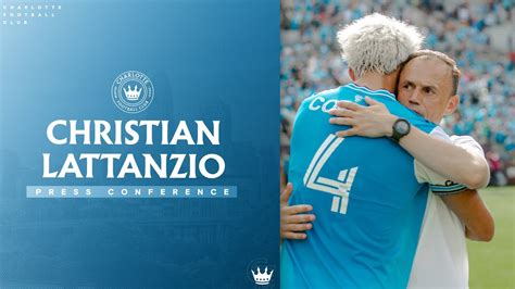 Christian Lattanzio Press Conference Charlotte Fc Vs New York Red