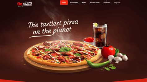 Modern and Effective Pizza Websites You Need to See