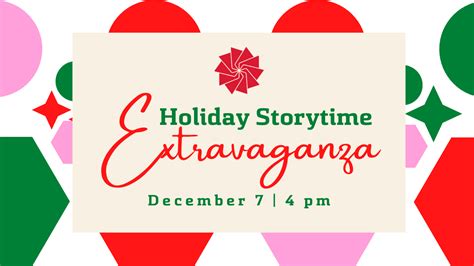 Holiday Storytime Extravaganza At Avondale Library