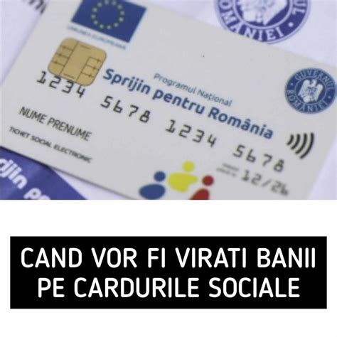 C Nd Vor Fi Vira I Banii Pe Cardurile Sociale N Luna Februarie