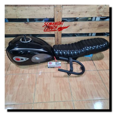 Jual TANGKI W175 CUSTOM KUALITAS PREMIUM COCOK MDE W175 TUTUP TANGKI