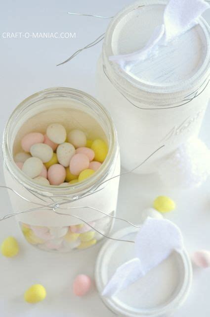 Diy Bunny Candy Jars 700 N Cottage Candy Jars Candy Jar