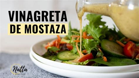 Cómo hacer Vinagreta de Mostaza casera para ensaladas YouTube