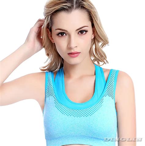 Gzdl Womens Sweat Casual Bra For Ladies Fitness Stretch Padded Wirefree Shakeproof Push Up Vest