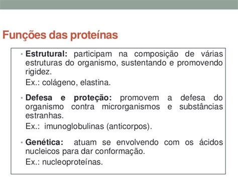 Tema 5 Composição Química Celular Proteinas