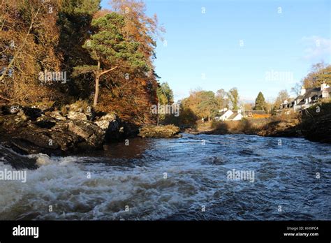 Falls of Dochart Waterfall, Killin, Scotland Stock Photo - Alamy