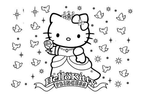 Mẫu Hình Vẽ Mèo Hello Kitty Cho Bé Tô Màu độc đáo Và Dễ Thương